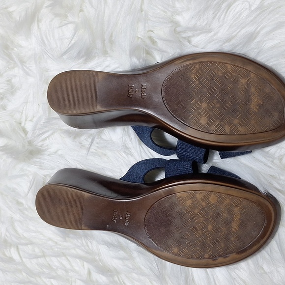 Flex Italian shoemaker 10M blue sandles - Picture 3 of 5